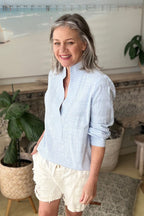 White Cotton Milan Blogger Shirt