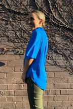 Sapphire Milan Fluted Blogger Shirt