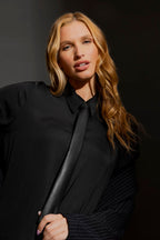 Black Midi Asana Shirt