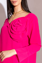 Pink Rosette Blouse