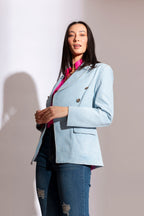 Light Denim Sisca Blazer