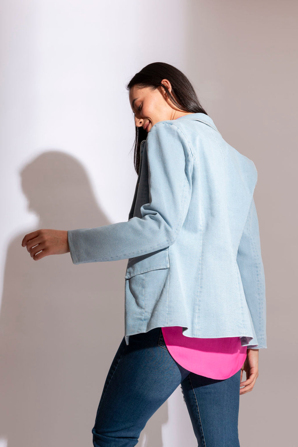 Light Denim Sisca Blazer