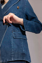 Dark Denim Sisca Blazer