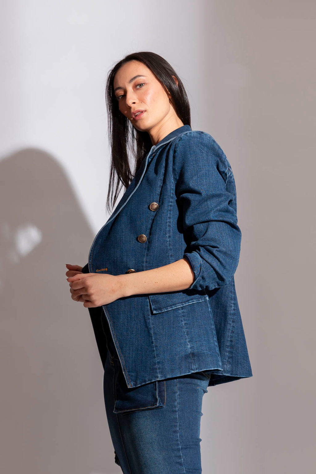 Dark Denim Sisca Blazer
