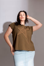 Khaki Star T-shirt