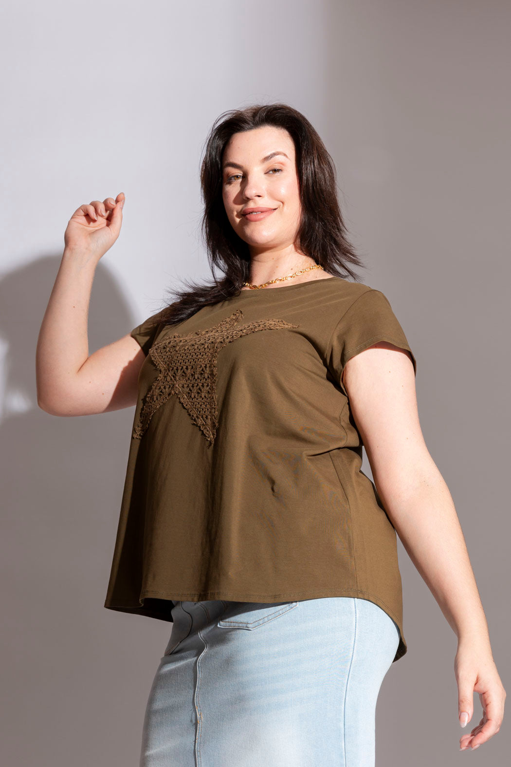 Khaki Star T-shirt