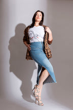 Mid Denim Nevada Skirt