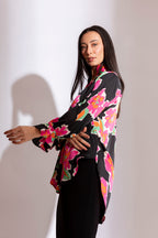 Pink Floral Femme Blogger Shirt