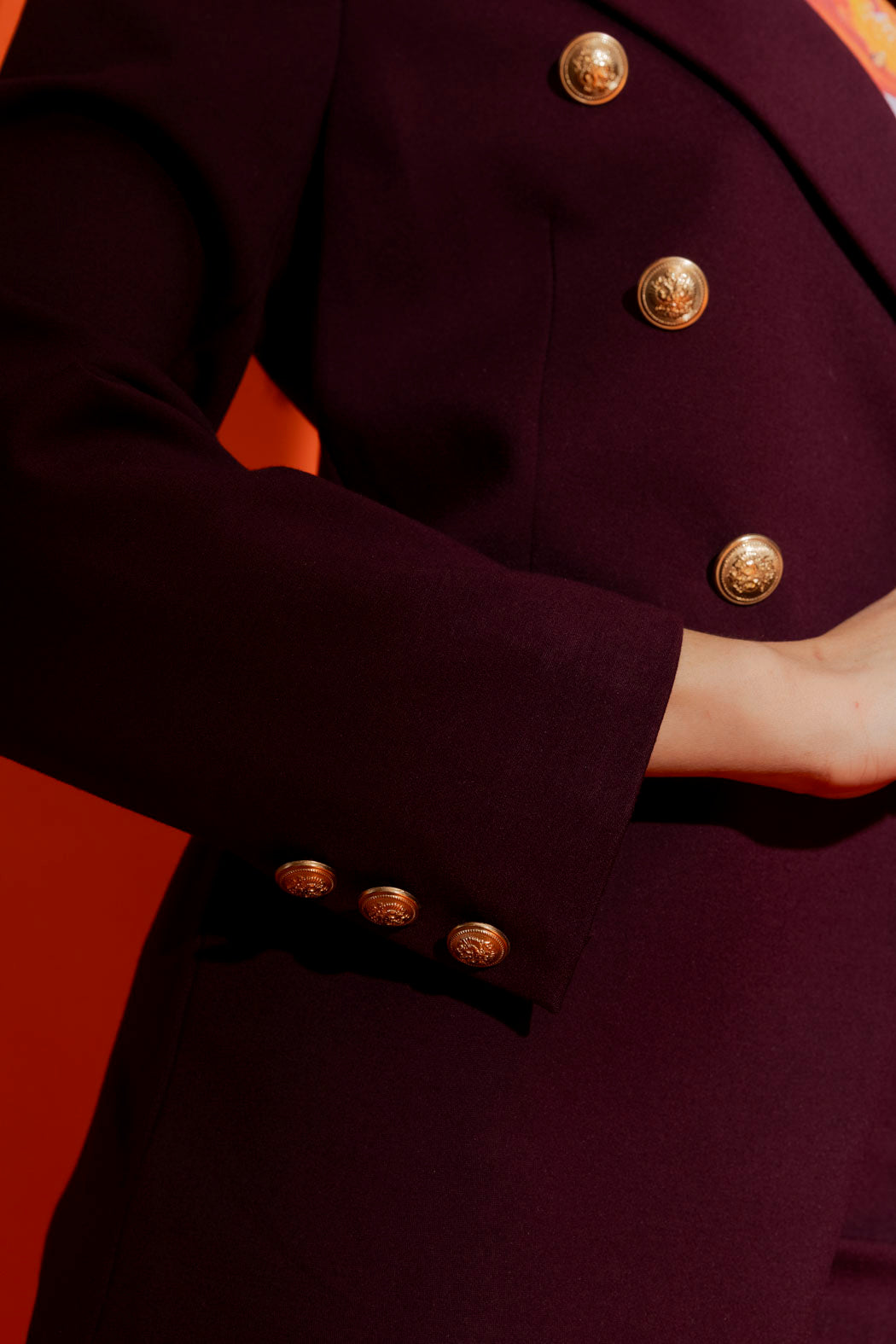 Merlot Ponte Sisca Blazer - SALE