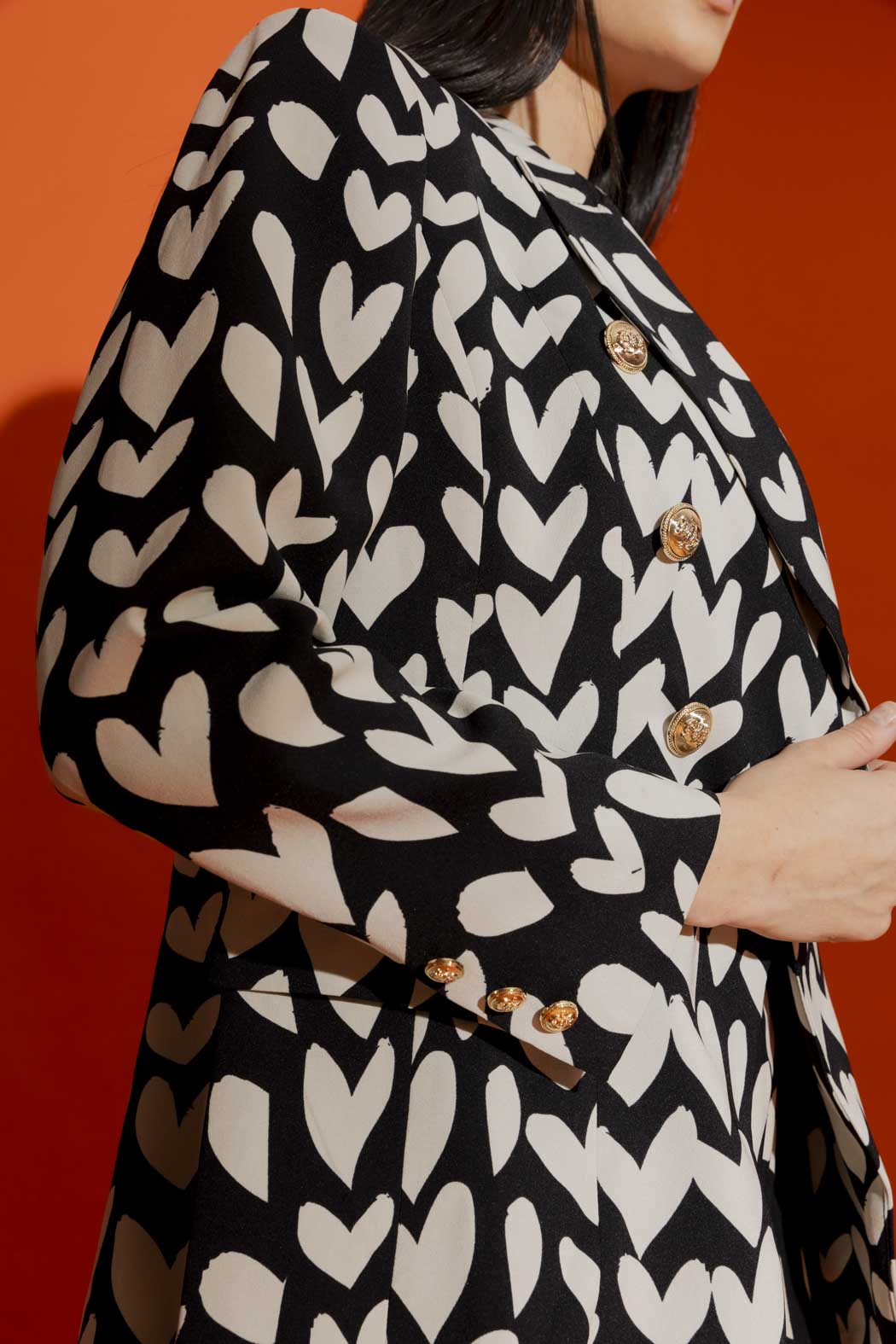 Ivory Hearts Sisca Blazer