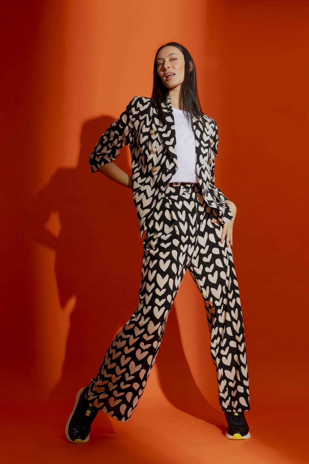 Ivory Hearts Sisca Blazer