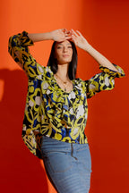 Silky Frill Blouse 60221a H