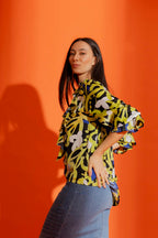 Silky Frill Blouse 60221a H