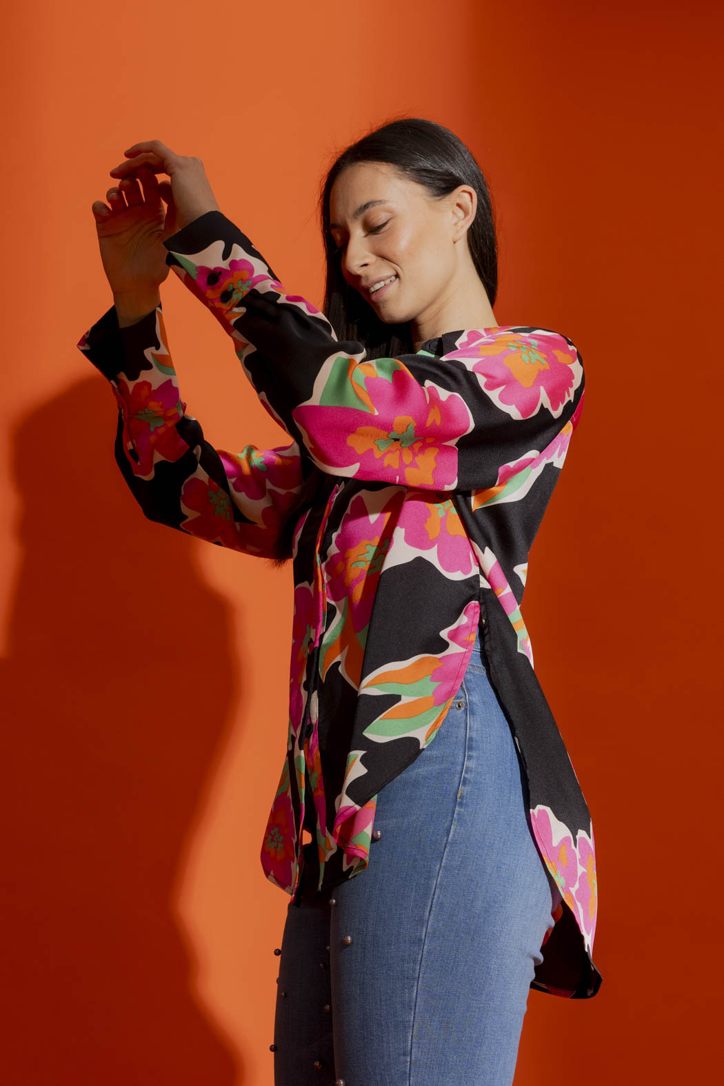 Pink Floral Charlie Shirt