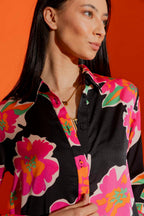 Pink Floral Charlie Shirt
