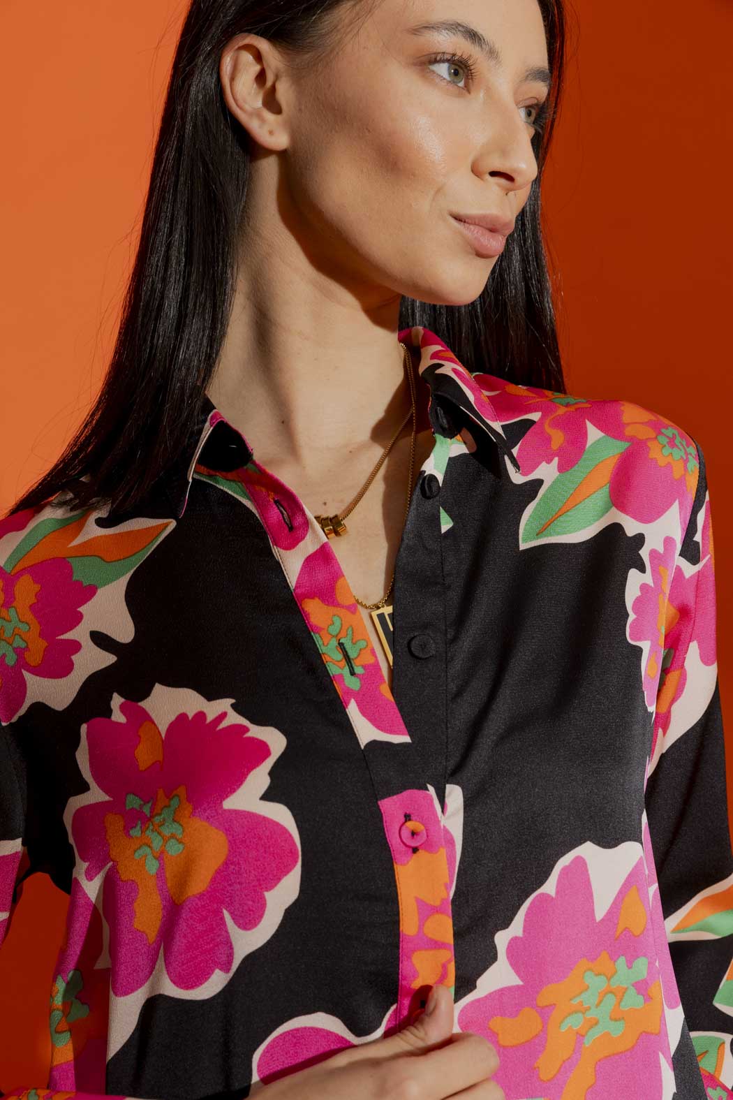 Pink Floral Charlie Shirt