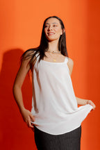 Ivory Wide Strap Cami