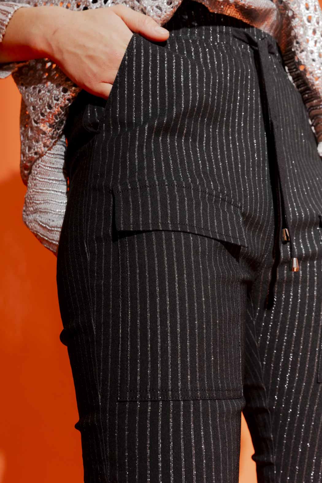 Black Pull On Jogger Pant