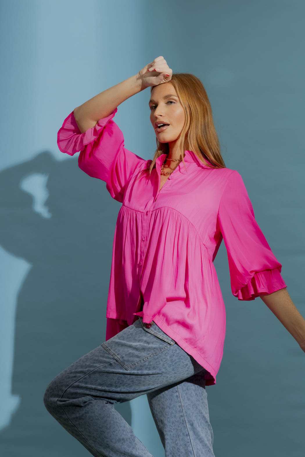 Hot Pink Quinn Shirt