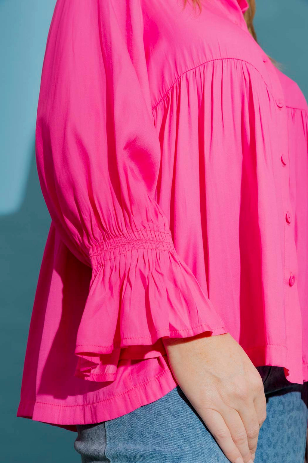 Hot Pink Quinn Shirt