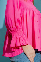 Hot Pink Quinn Shirt