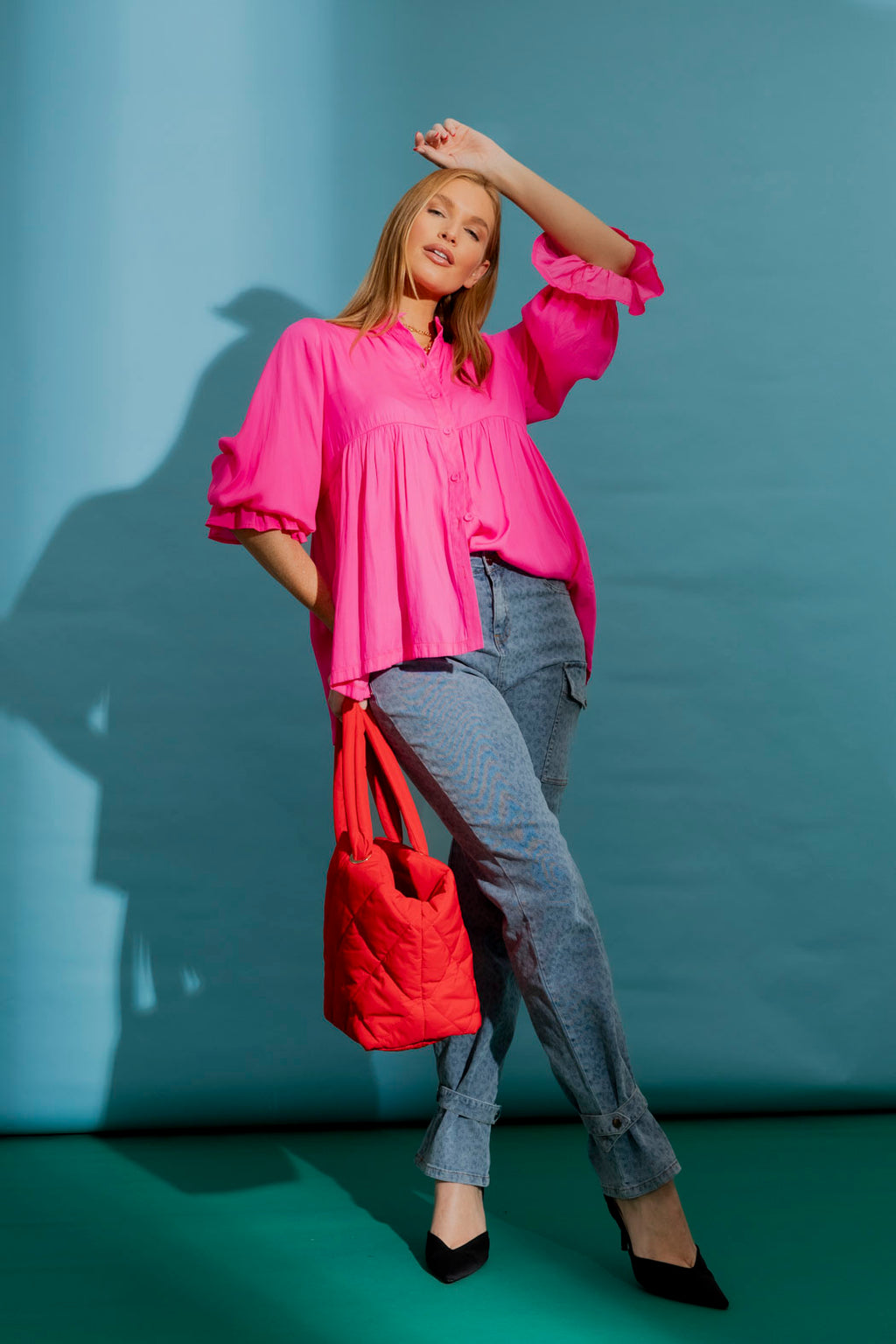 Hot Pink Quinn Shirt