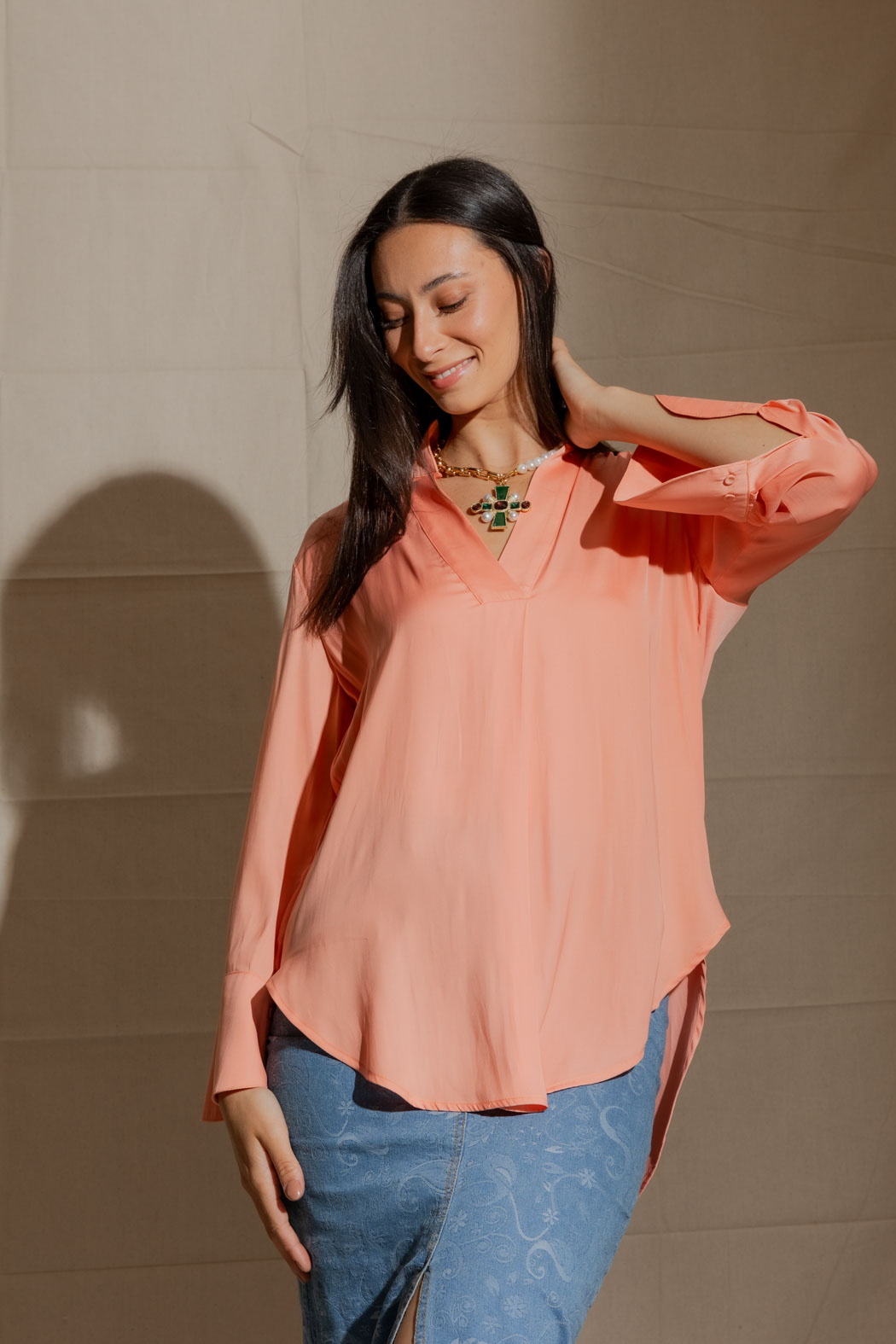 Peach Blogger Shirt