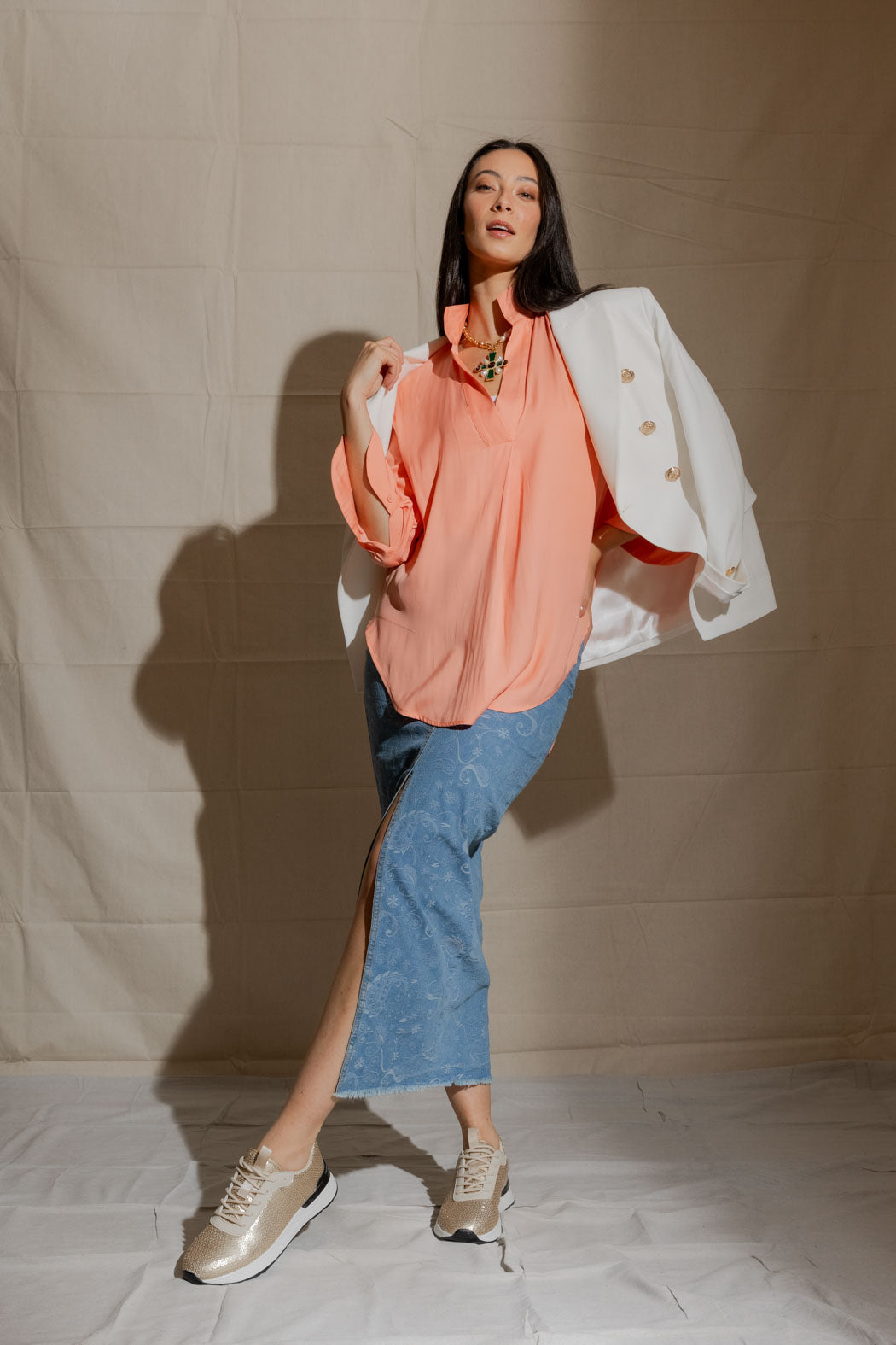 Peach Blogger Shirt