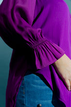 Magenta Femme Blogger Shirt