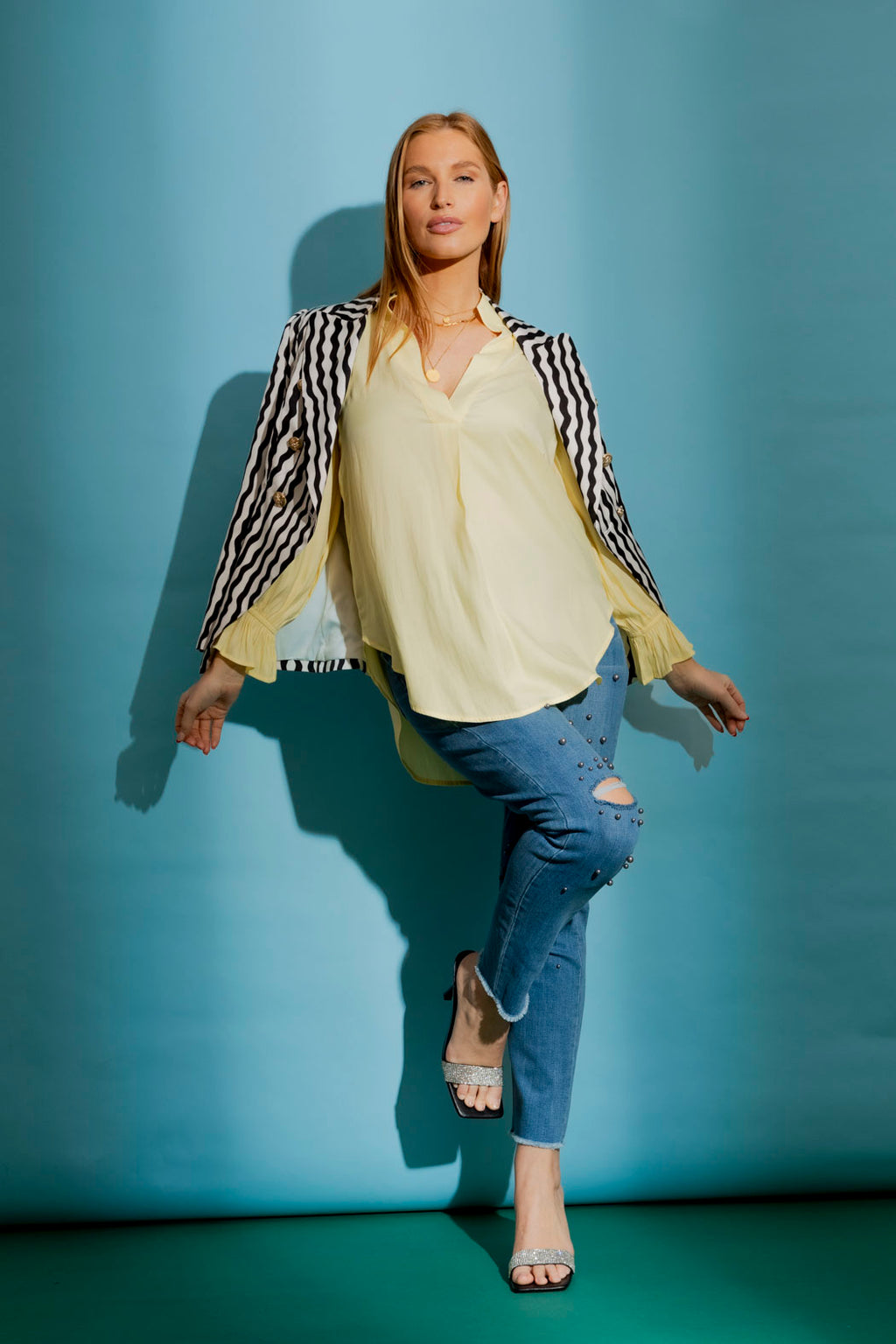 Yellow Femme Blogger Shirt