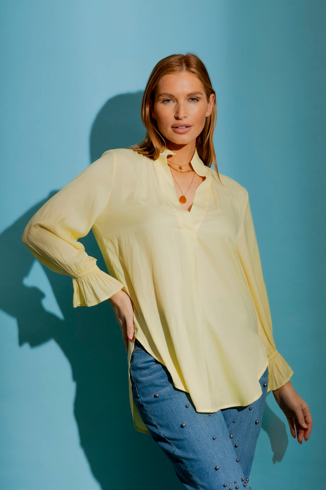 Yellow Femme Blogger Shirt
