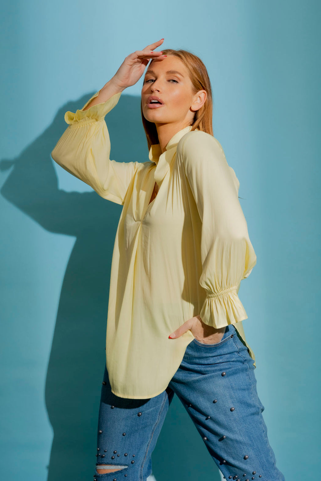 Yellow Femme Blogger Shirt