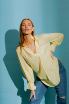 Yellow Femme Blogger Shirt
