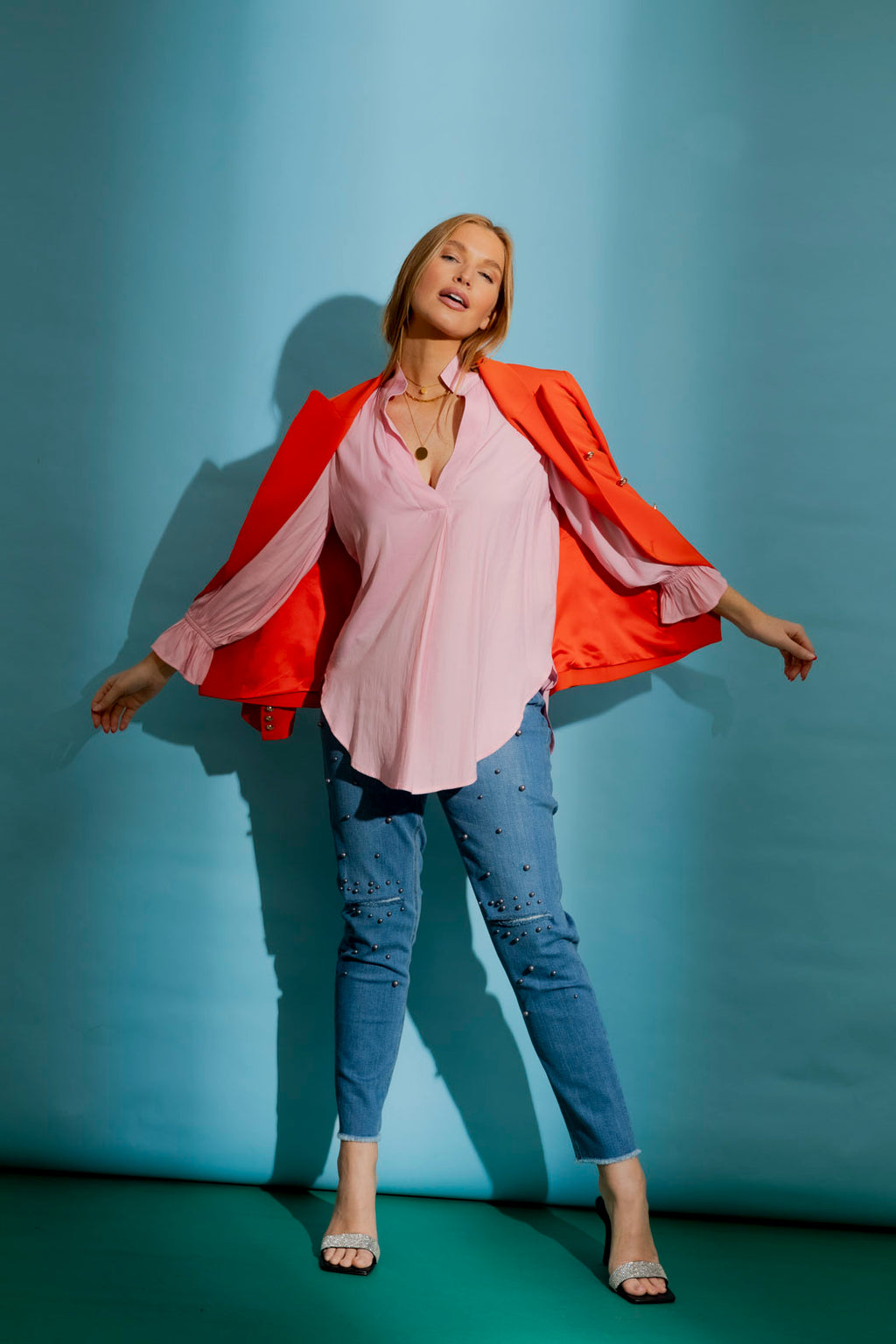 Light Pink Femme Blogger Shirt