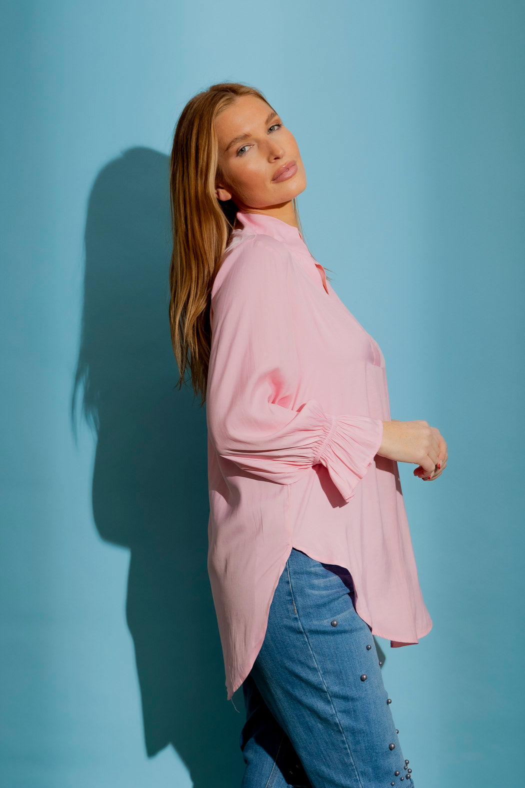Light Pink Femme Blogger Shirt