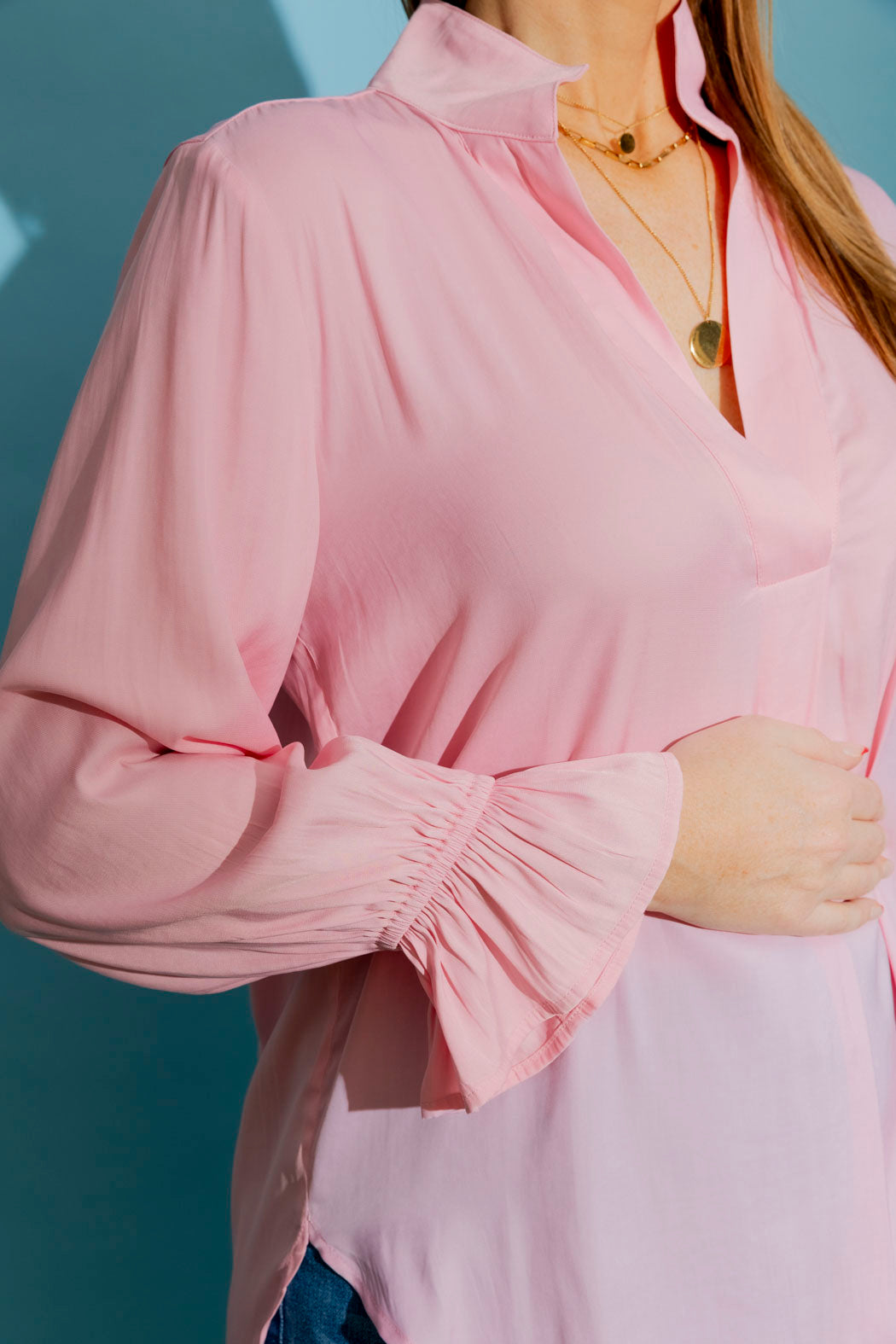 Light Pink Femme Blogger Shirt