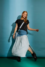 Mid Denim Nicole Skirt