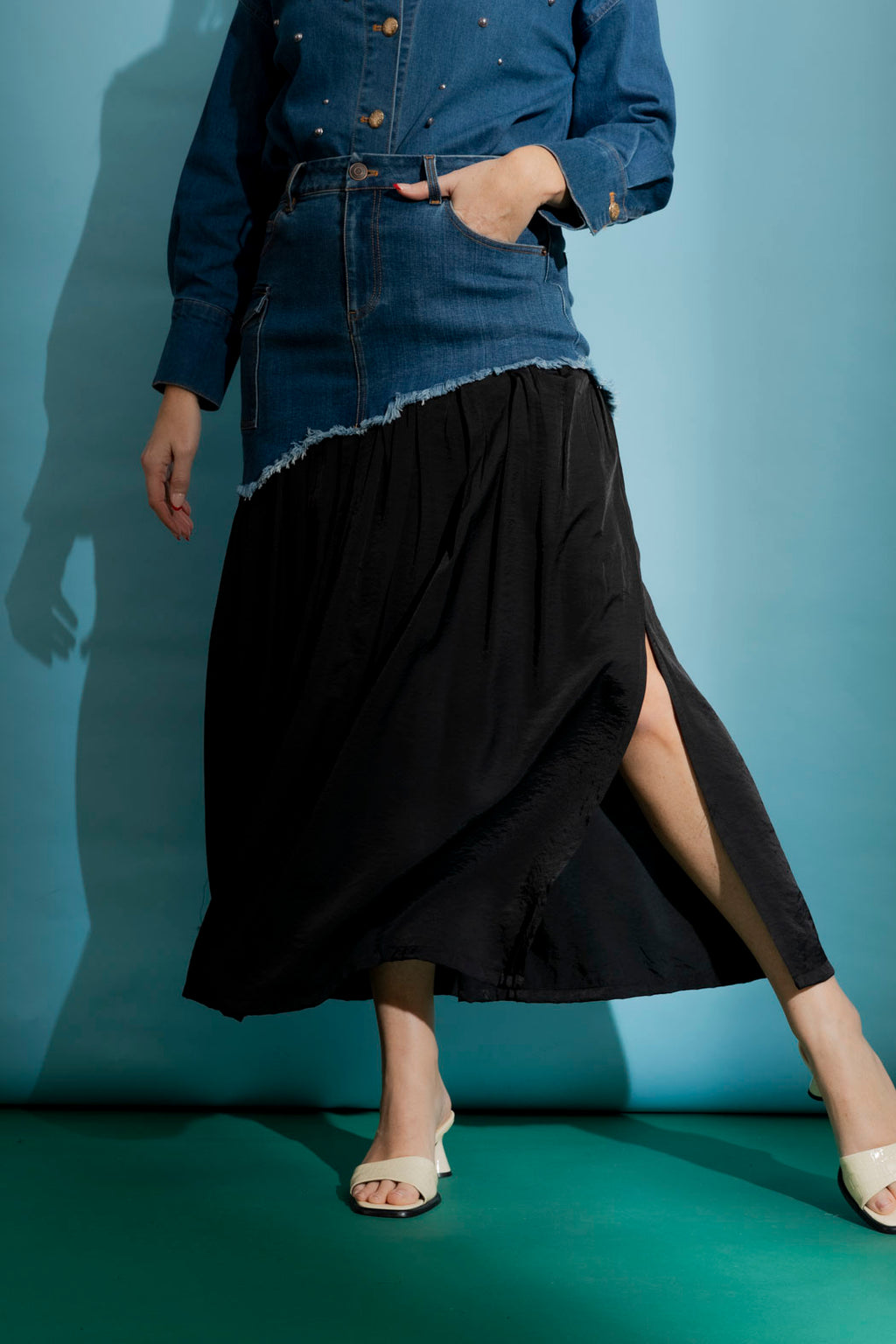 Dark Denim Nicole Skirt