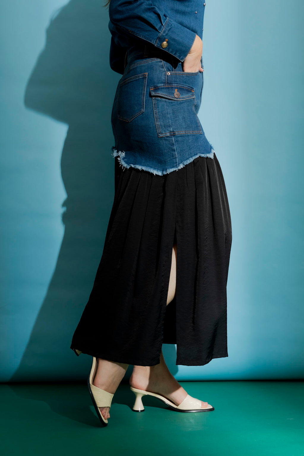 Dark Denim Nicole Skirt