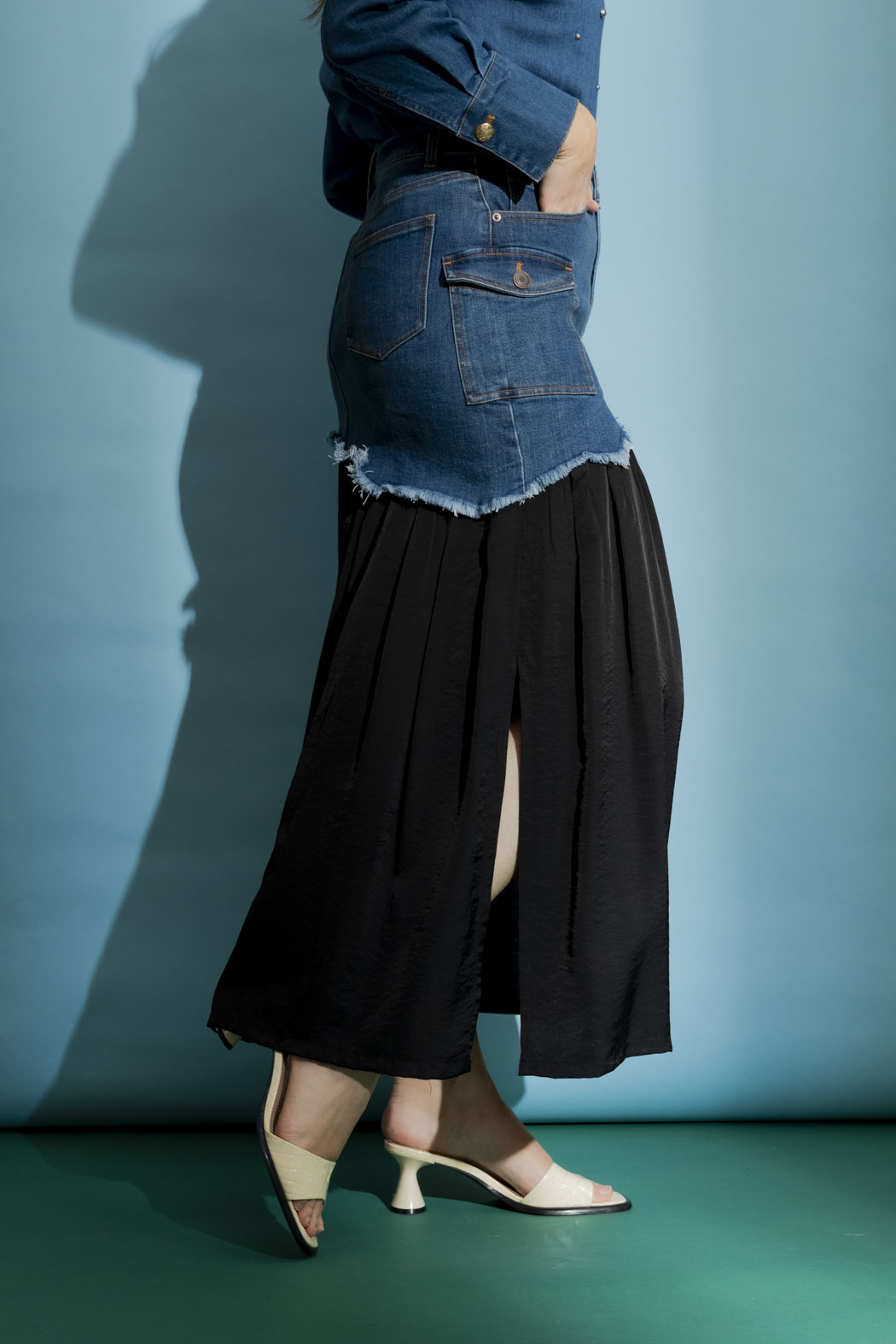 Dark Denim Nicole Skirt