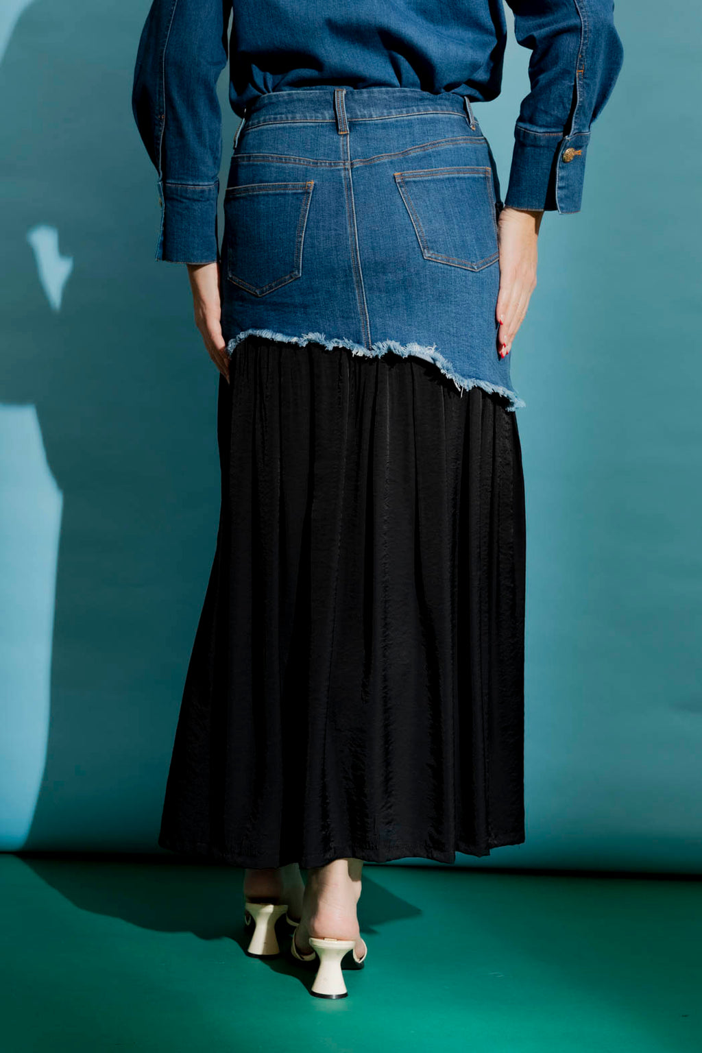 Dark Denim Nicole Skirt