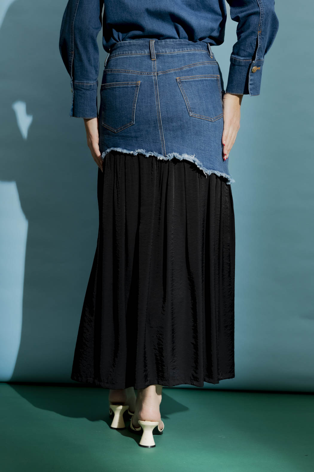 Dark Denim Nicole Skirt