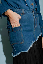 Dark Denim Nicole Skirt