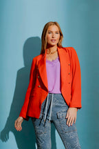 Orange Euro Sisca Blazer