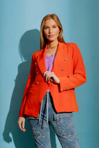 Orange Euro Sisca Blazer