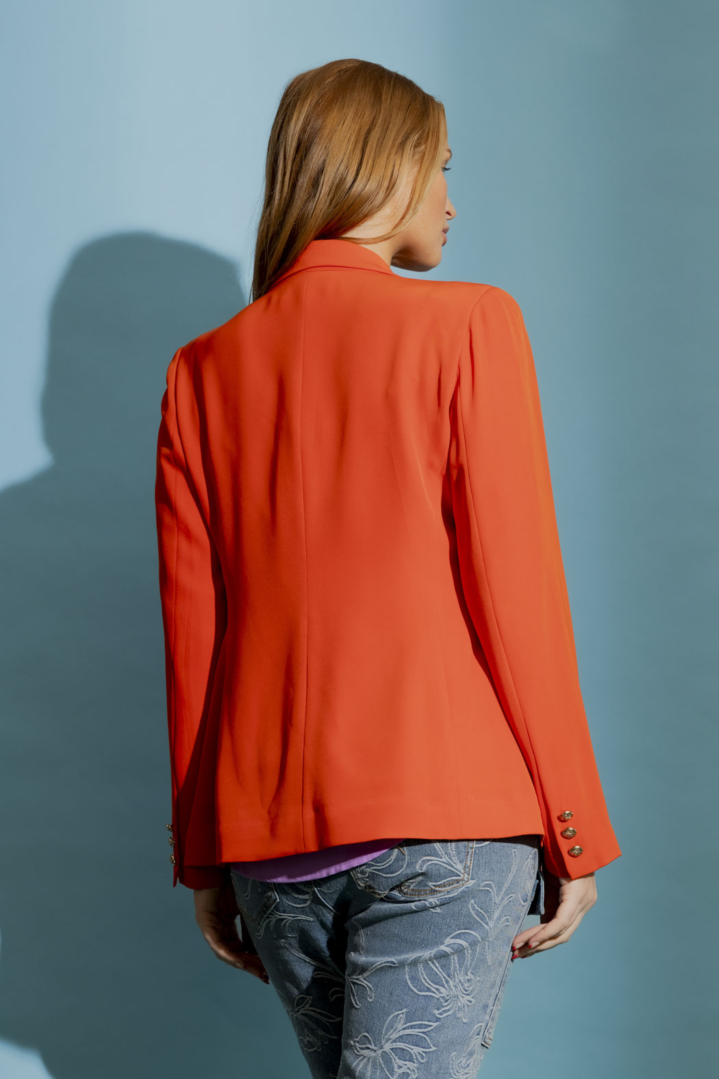 Orange Euro Sisca Blazer