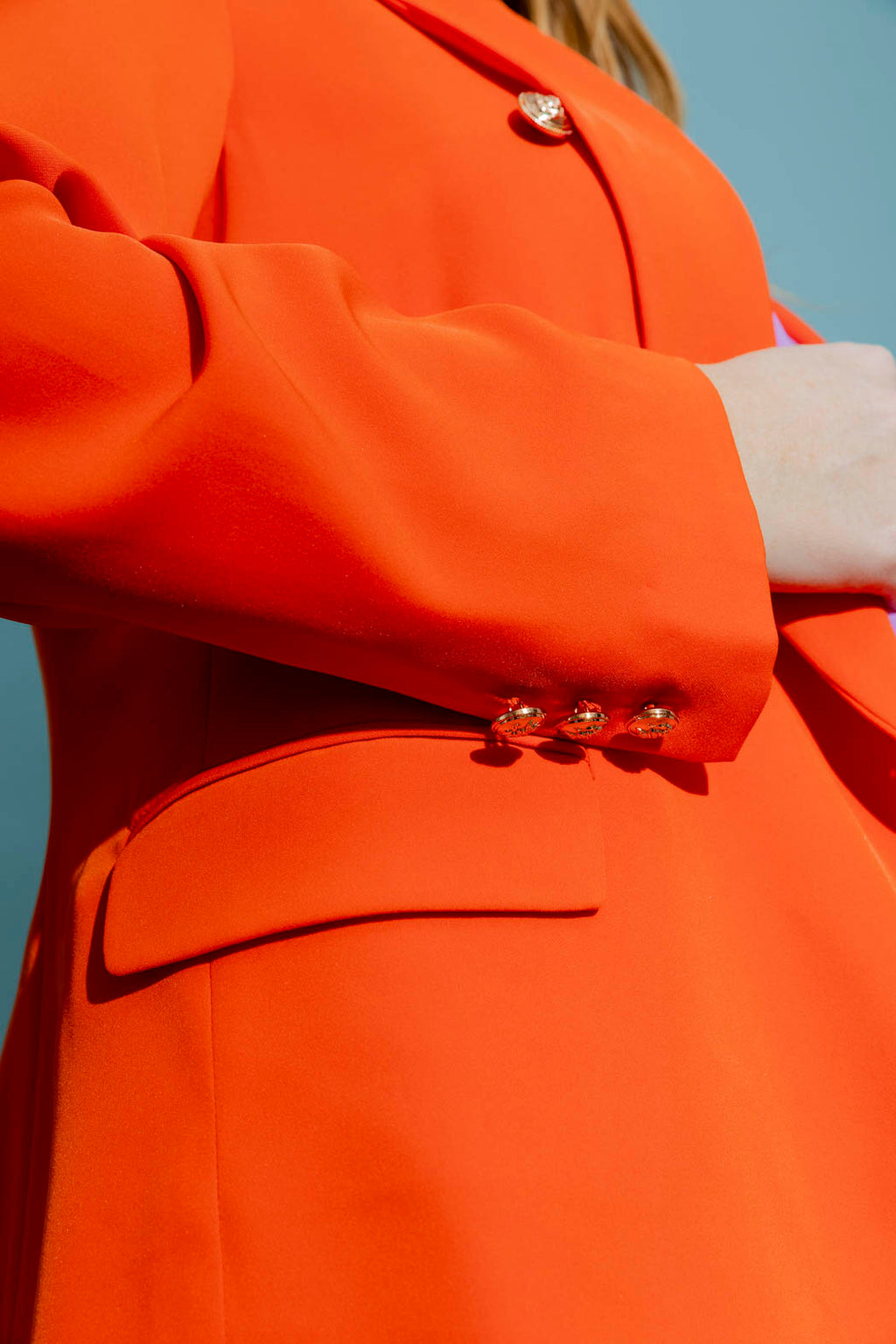 Orange Euro Sisca Blazer
