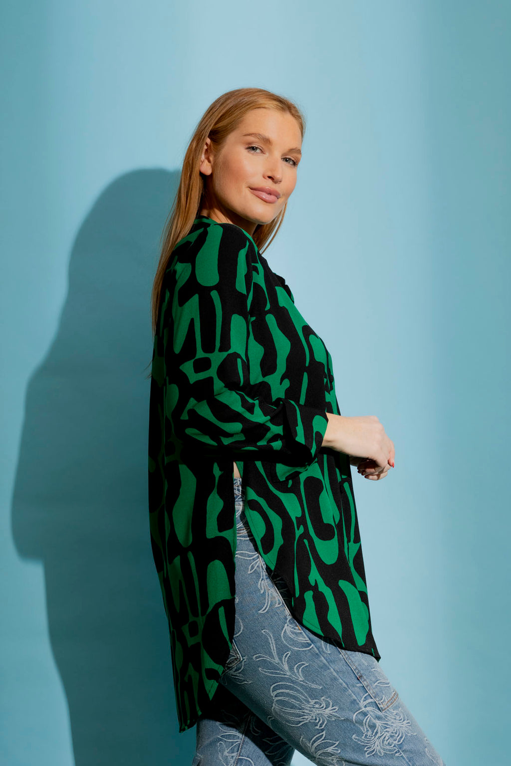 Black/Green Charlie Shirt