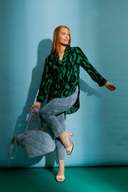 Black/Green Charlie Shirt