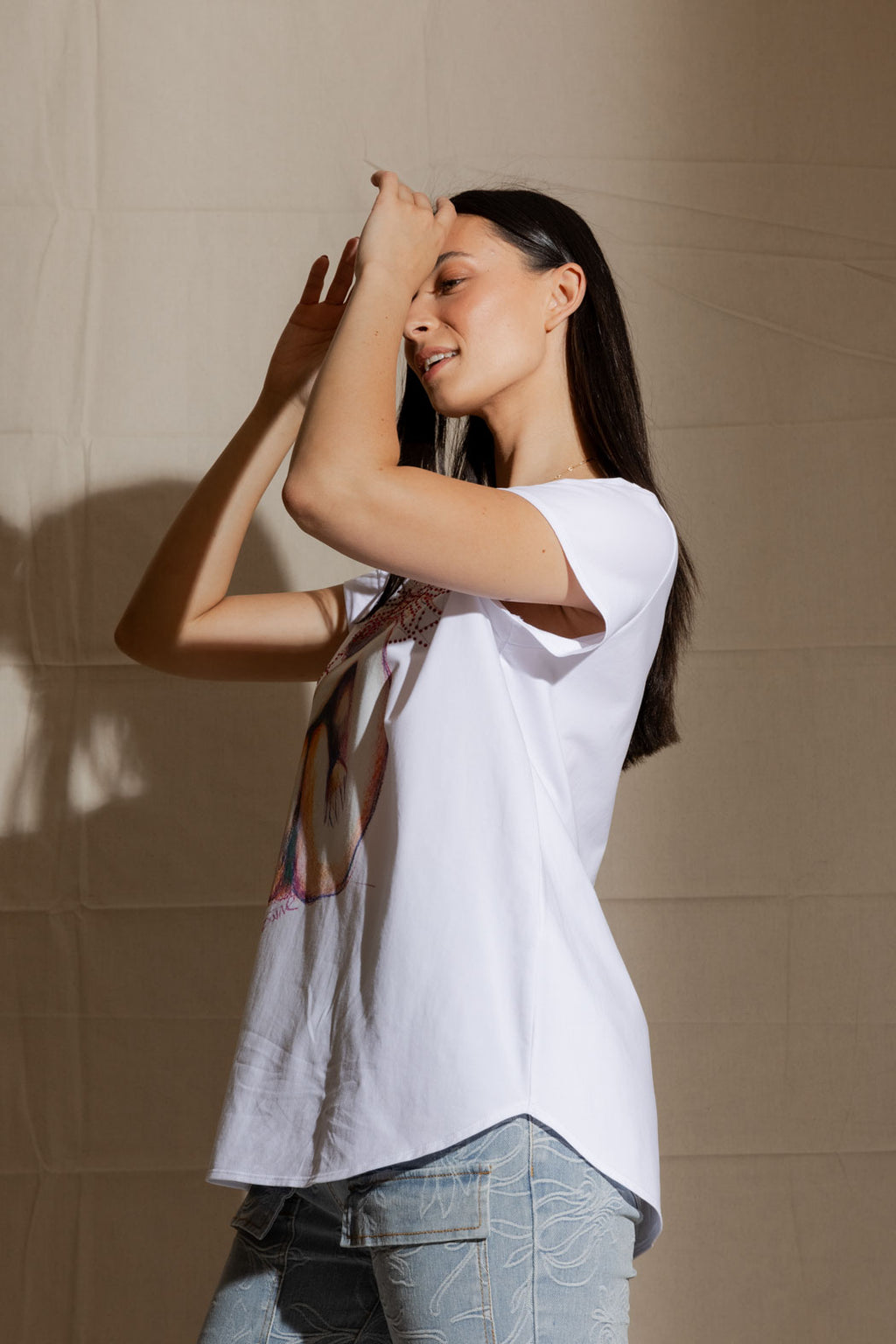 White Madam Cassandra T-Shirt